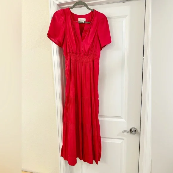 Anthropologie Somerset magenta Dress - Picture 3 of 16